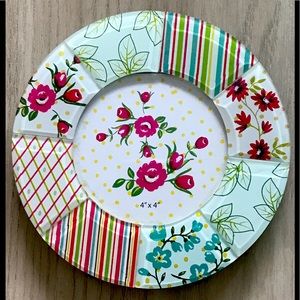 Round glass photo frame